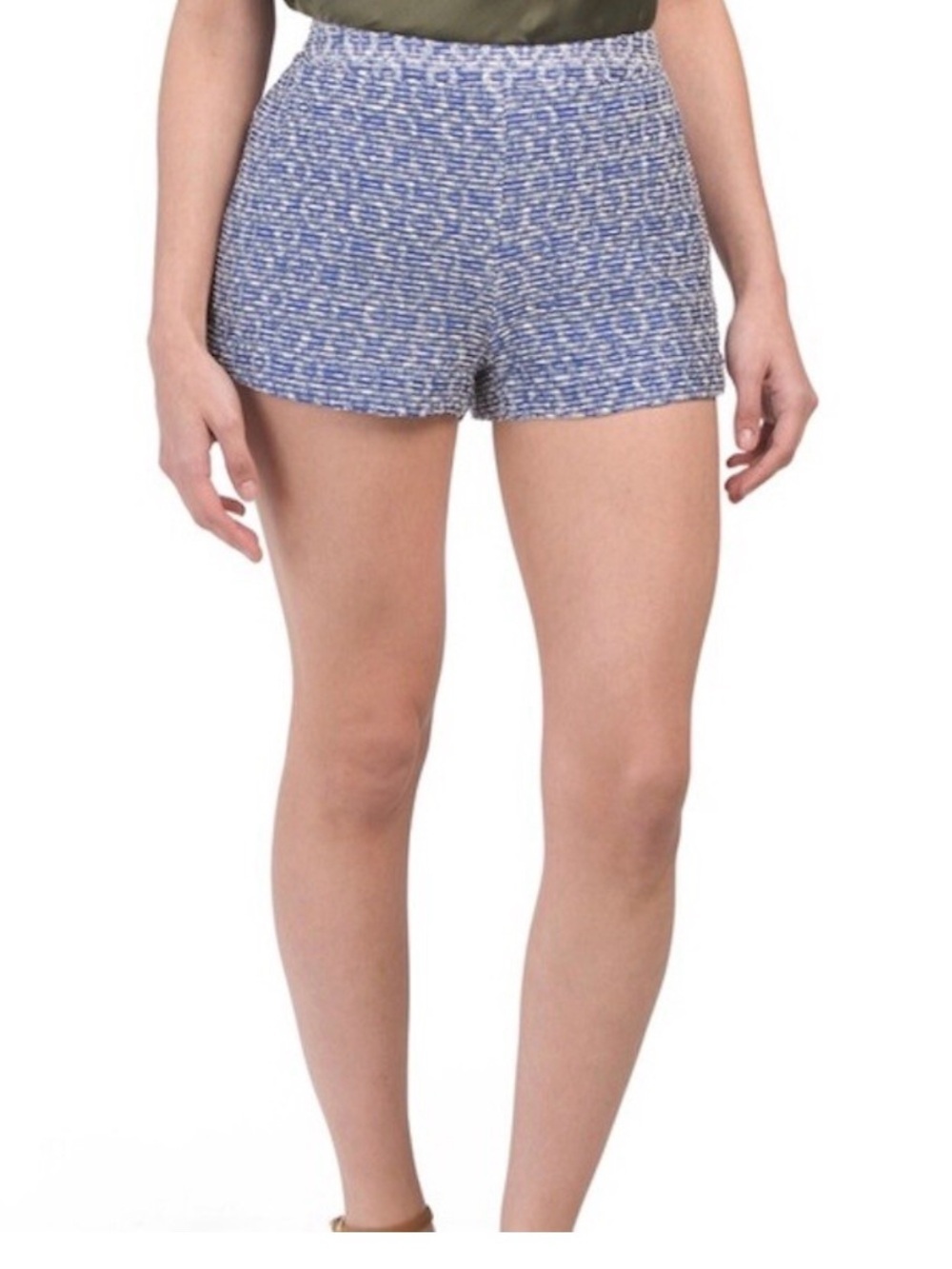 Ramy Brook Tweed Jayde Shorts Navy Size 2